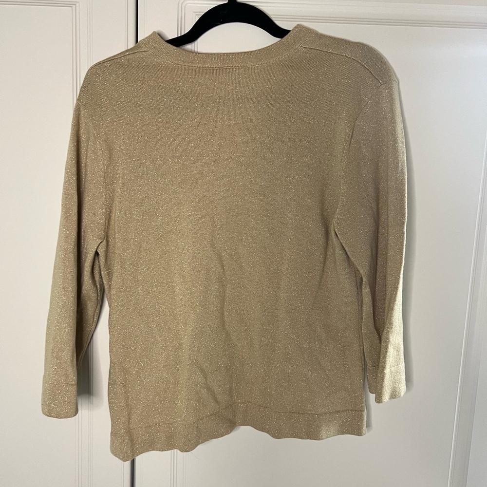 Vintage Talbots Wool Silk Sparkle Glitter Sweater - Picture 9 of 9